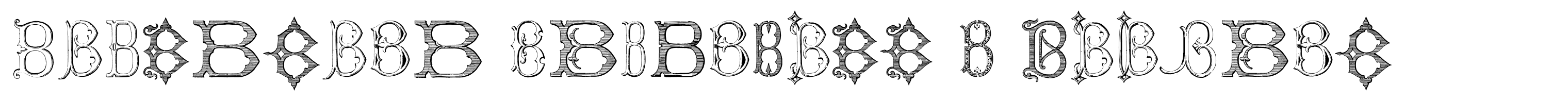 Victorian Alphabets B Regular